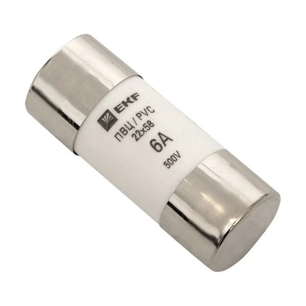 Плавкая вставка цилиндрическая ПВЦ (22x58) 6А EKF