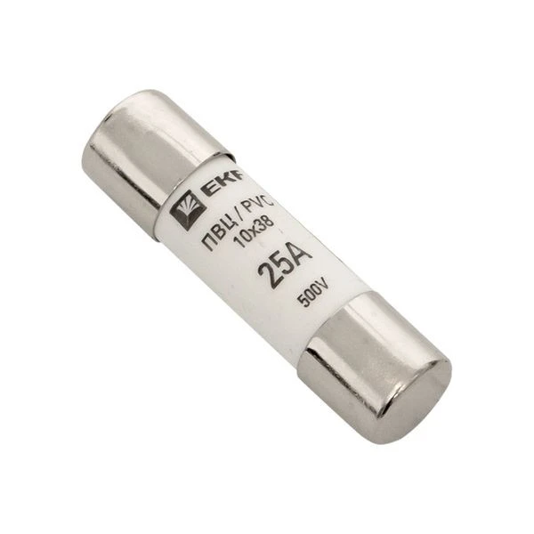 Плавкая вставка цилиндрическая ПВЦ (10x38) 25А EKF