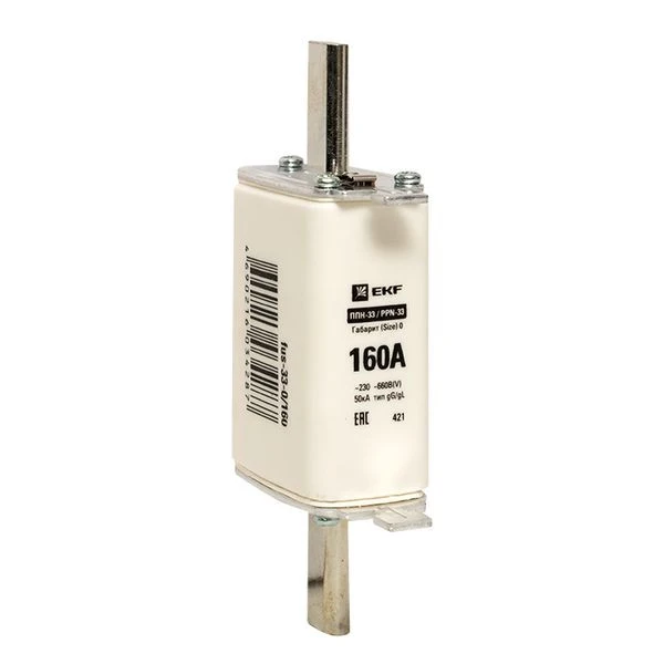 Плавкая вставка ППН-33 160/160А габарит 0 EKF