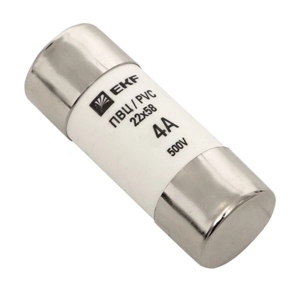Плавкая вставка цилиндрическая ПВЦ (22x58) 4А EKF