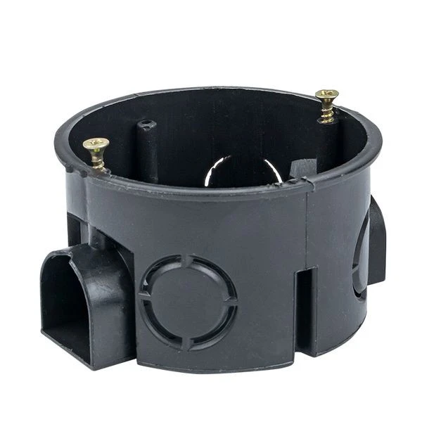 Коробка установочная приборная КМТ-010-044 со стыковочными узлами и саморезами для твердых стен (71x42) розничный стикер EKF PROxima