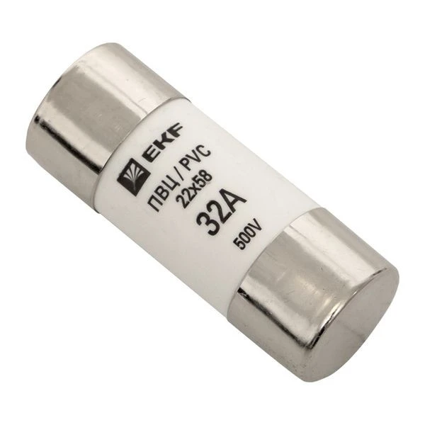 Плавкая вставка цилиндрическая ПВЦ (22x58) 32А EKF