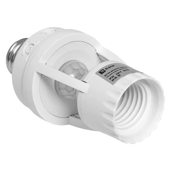 ИК датчик движения E27 60Вт 360гр, до 7м IP20 EKF PROxima