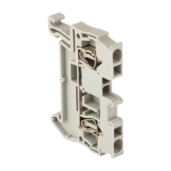 Клемма проходная пружинная ST 2,5 мм2 серая EKF