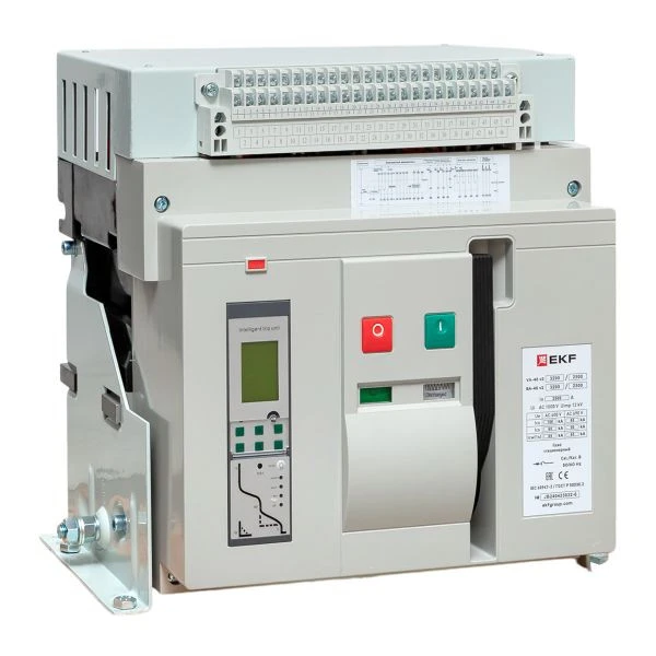 Выключатель воздушный автоматический ВА-45 3200/2500А 3P 100кА стационарный v2 EKF