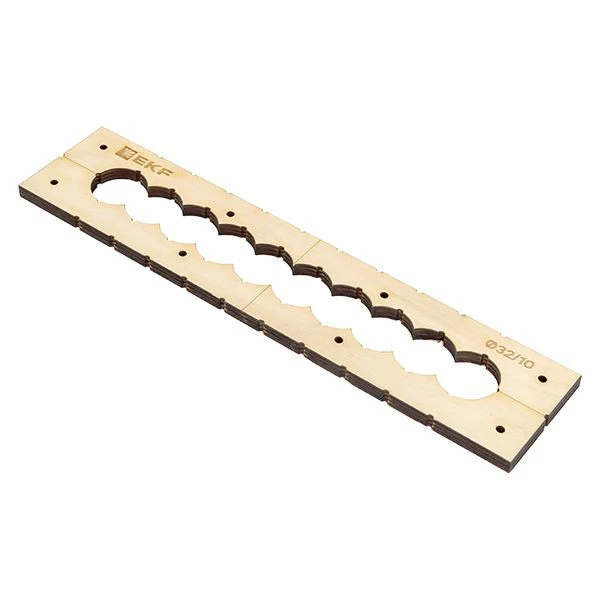 Шаблон для групповых отверстий c 10 отв, диам, 32 мм EKF Expert