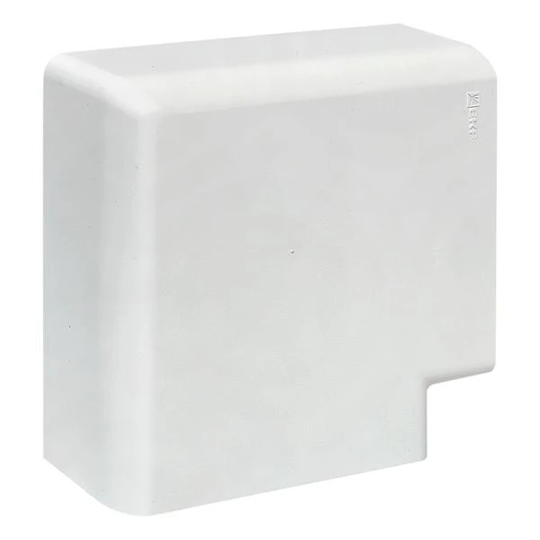 Поворот 90 гр, (105x50) (2 шт) белый EKF C-Line