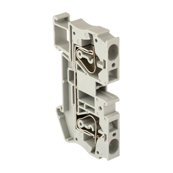 Клемма проходная пружинная ST 6 мм2 серая EKF