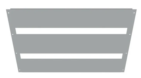 Пластрон FORT высотой 500мм под 2 уровня мод, авт, выкл, для шкафа шириной 400мм (2шт,) EKF PROxima