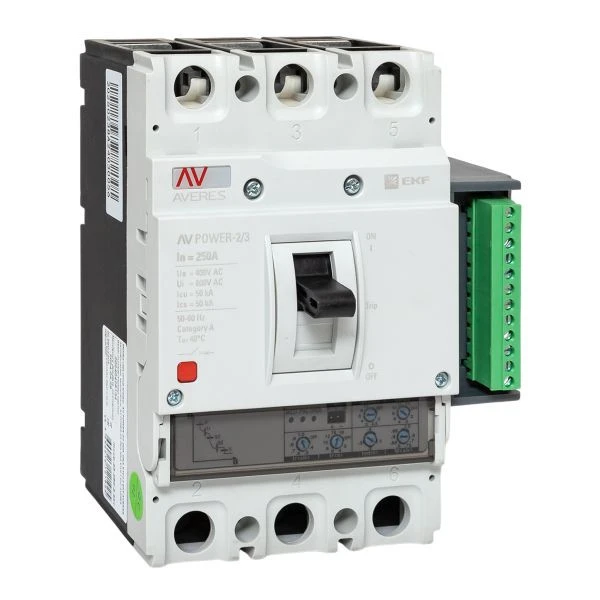 Автоматический выключатель AV POWER-2/3 250А 50kA ETU2,2 EKF AVERES