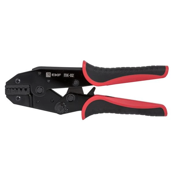 Пресс-клещи ПК-02 ( 0,25-6,0 мм2 НШвИ НШв) EKF Expert