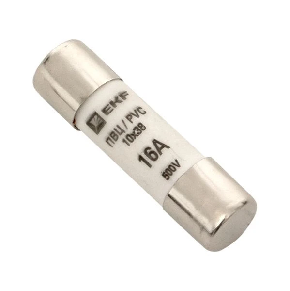 Плавкая вставка цилиндрическая ПВЦ (10x38) 16А EKF