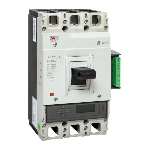Автоматический выключатель AV POWER-3/3 400А 100kA ETU6,2 EKF AVERES