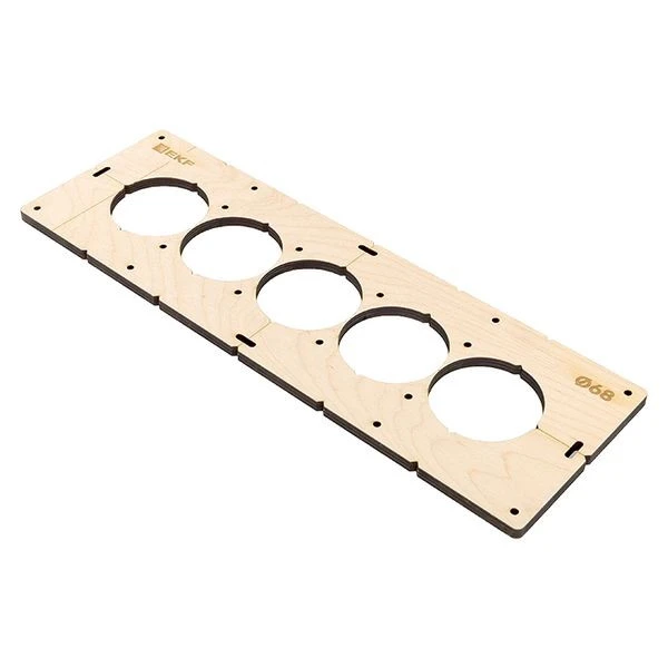 Шаблон для подрозетников c 5 отв, диам, 68 мм EKF Expert