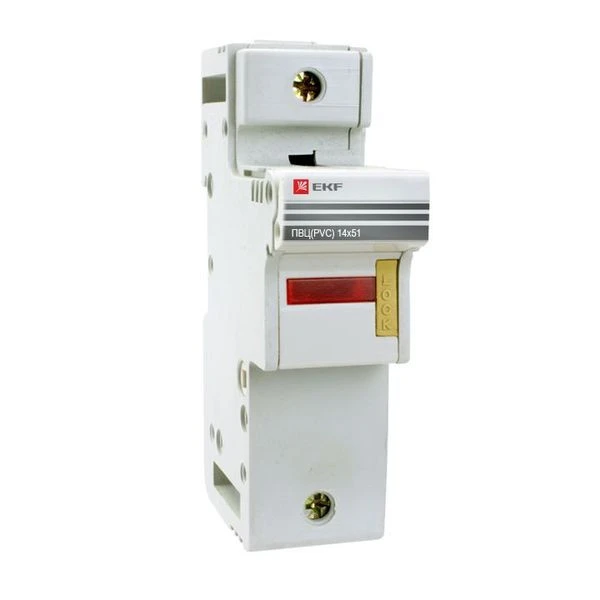 Предохранитель-разъединитель для ПВЦ 10x38 1P (с индикацией) EKF