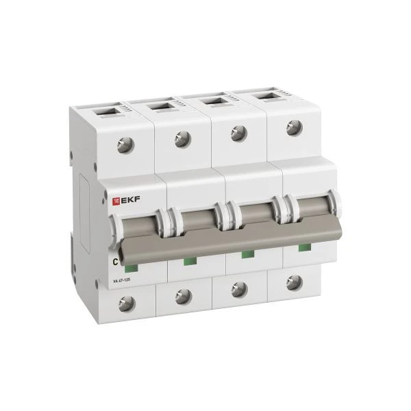 Автоматический выключатель ВА 47-125 4P 10А (C) 15кА PROXIMA EKF