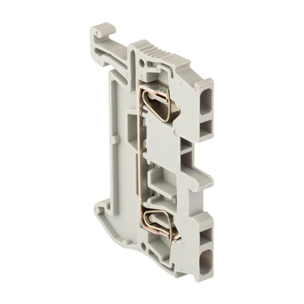 Клемма проходная пружинная ST 1,5 мм2 серая EKF