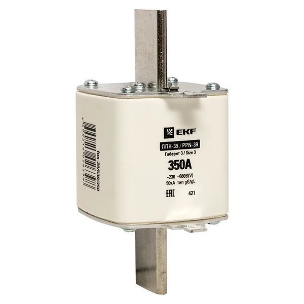 Плавкая вставка ППН-39 630/350А габарит 3 EKF