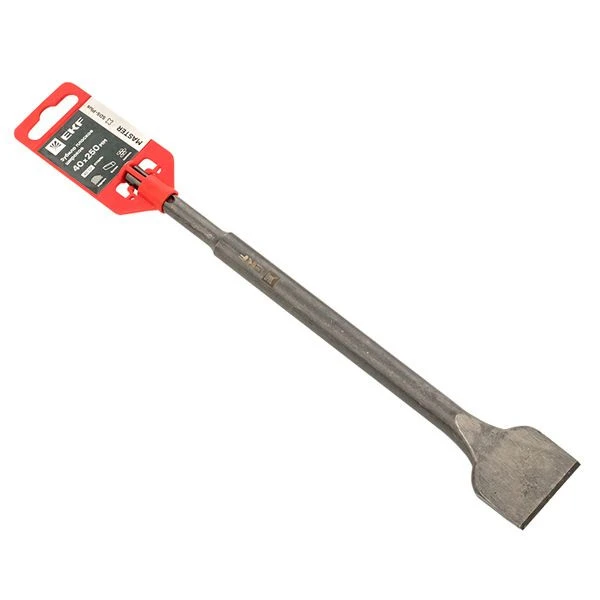 Зубило плоское широкое SDS-plus 40x250 мм EKF Master