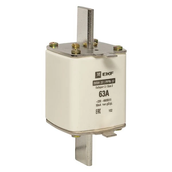 Плавкая вставка ППН-37 400/63А габарит 2 EKF