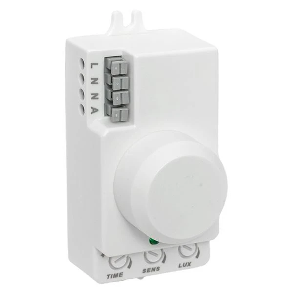 Микроволновый датчик движения бел, 1200Вт 360гр, до 10м IP20 MW-700 EKF PROxima