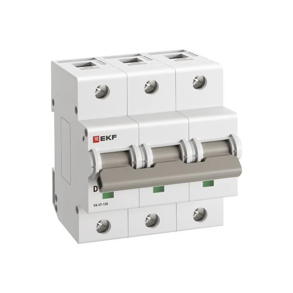 Автоматический выключатель ВА 47-125 3P 125А (D) 15кА PROXIMA EKF