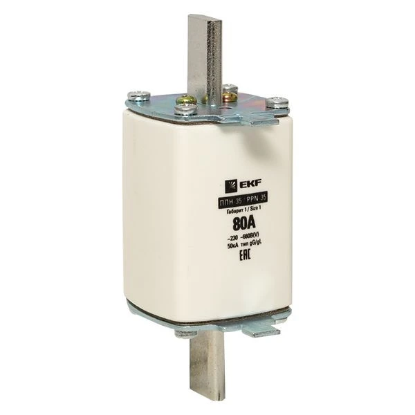 Плавкая вставка ППН-35 250/ 80А габарит 1 EKF