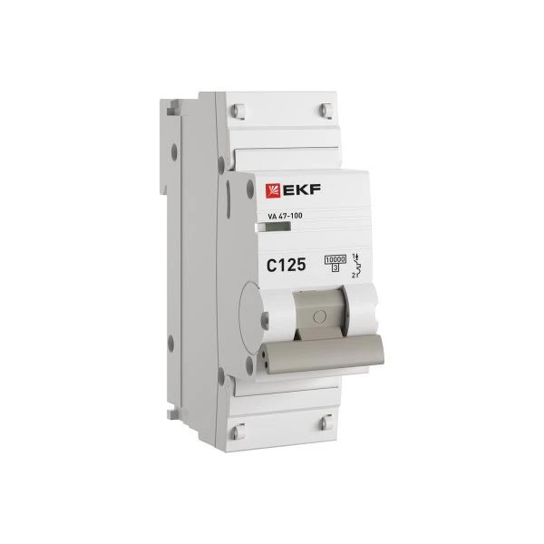 Автоматический выключатель 1P 125А (C) 10kA ВА 47-100 EKF PROxima