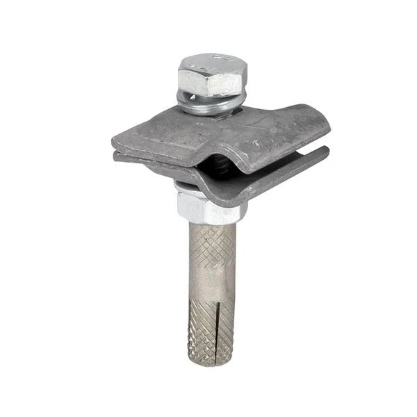 Зажим прута унив, малый 51510 HZ (30x30мм) с анкером EKF PROxima