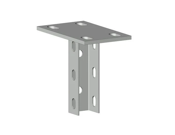 Кронштейн потолочный одинарный 115 мм HDZ (2,5 мм) EKF