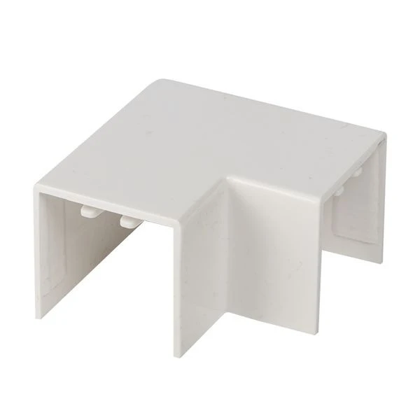 Поворот 90 гр, (25x25) (4 шт) белый EKF-Plast