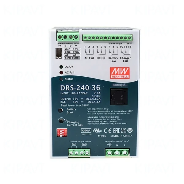 Блок питания Mean Well DRS-240-36