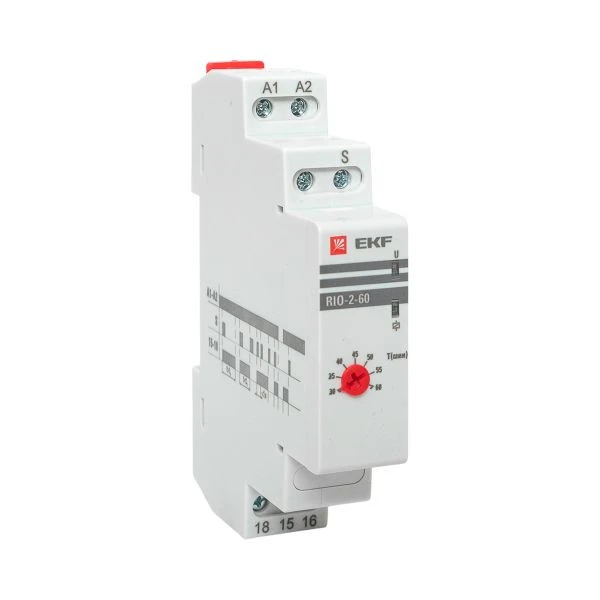 Импульсное реле с задержкой отключения RIO-2-60 (30-60 мин) EKF PROxima