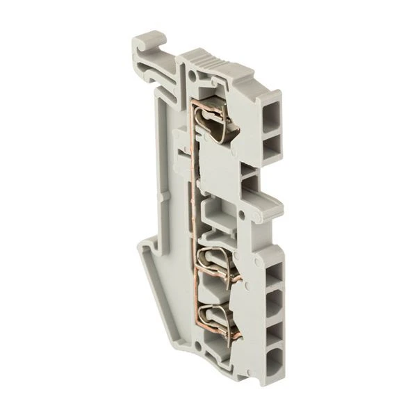 Клемма пружинная ST 2,5 мм2 3 вывода серая EKF