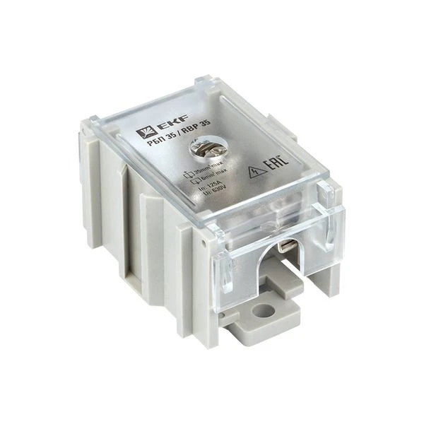 Распределительный блок проходной РБП 35 (1x35-4x6 мм2) 125/50А EKF PROxima
