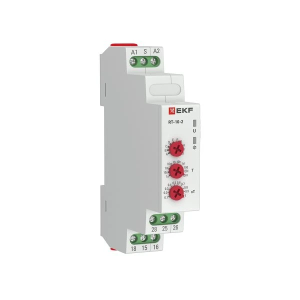 Реле времени (10 устанавл, функц,) RT-10-2 EKF PROxima