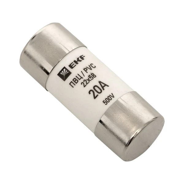 Плавкая вставка цилиндрическая ПВЦ (22x58) 20А EKF