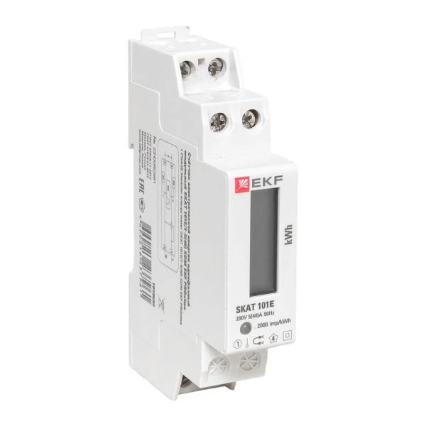 Счетчик электрической энергии модульный SKAT 101E/1 - 5(40) SDM (без поверки)