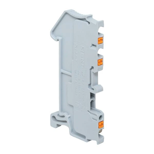 Клемма Push-in 1,5 мм2 3 вывода серая EKF