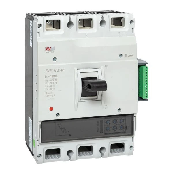 Автоматический выключатель AV POWER-4/3 1000А 50kA ETU2,2 EKF AVERES