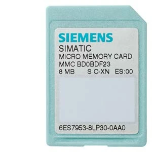 6ES7953-8LL31-0AA0, SIMATIC S7, Микрокарта памяти ММС для S7-300/C7/ET 200, Siemens