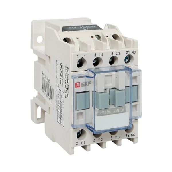 Контактор КМЭ малогабаритный 9А 24В 1NC EKF PROxima