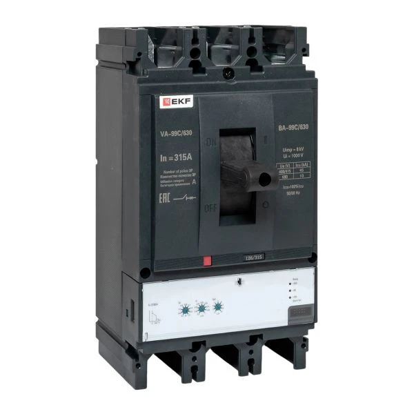 Выключатель автоматический ВА-99C 630/315А 3P 45кА EKF