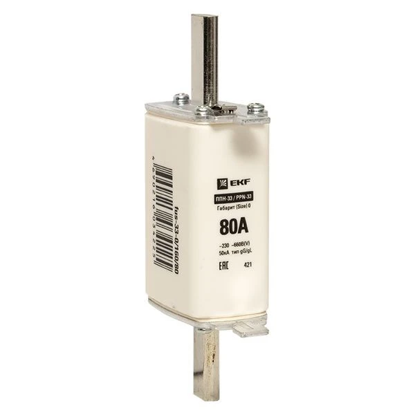 Плавкая вставка ППН-33 160/ 80А габарит 0 EKF