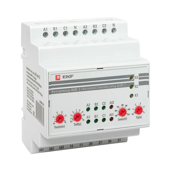 Контроллер АВР на 2 ввода с секционированием AVR-3 EKF