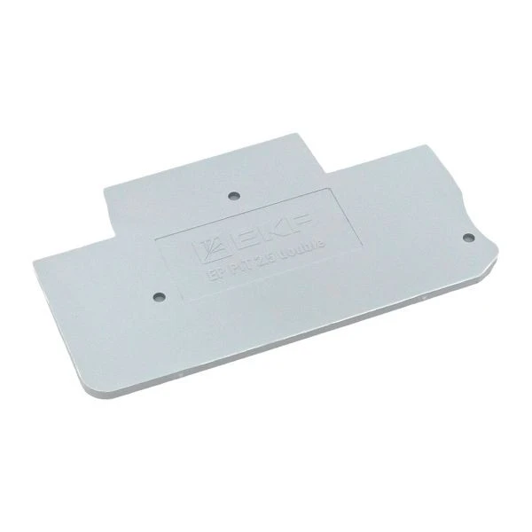 Заглушка для пружинная двухуровневая 2,5 Push-in серая