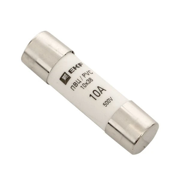 Плавкая вставка цилиндрическая ПВЦ (10x38) 10А EKF
