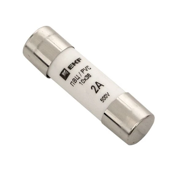 Плавкая вставка цилиндрическая ПВЦ (10x38) 2А EKF