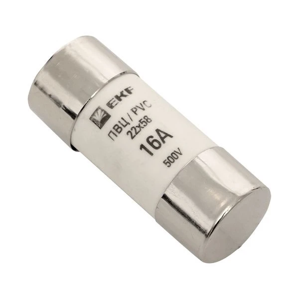 Плавкая вставка цилиндрическая ПВЦ (22x58) 16А EKF