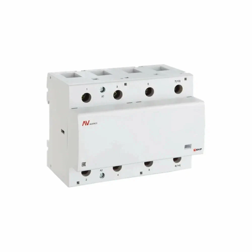 Контактор модульный КМ 100А 2NO+2NC 24VAC (6 мод,) AVERES EKF
